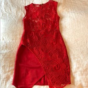 Red Lace Dress